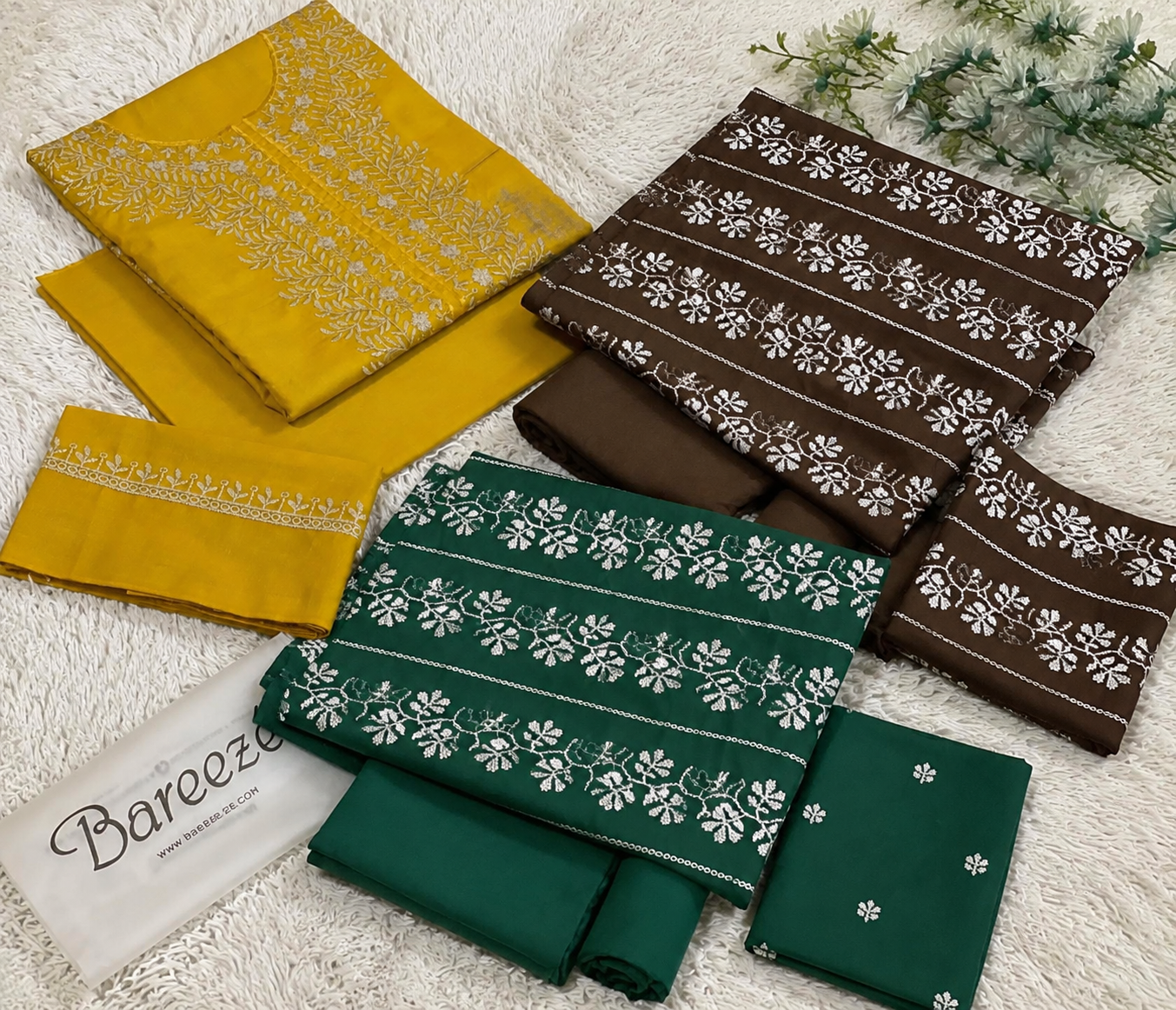 2pc Embriodery suit