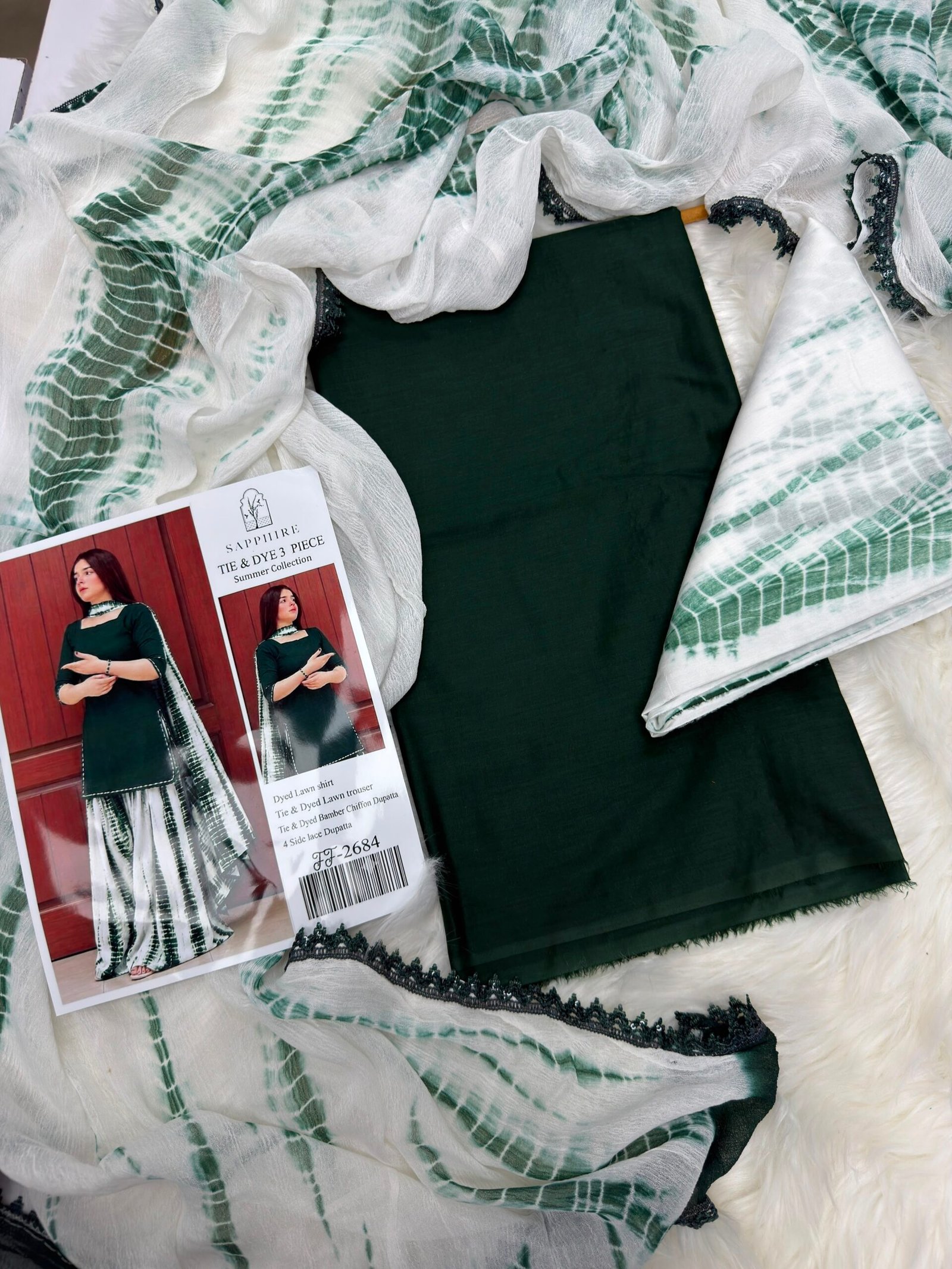 3 Piece Printed Lawn Suit – Summer Trendy Collection 2026 - Image 3