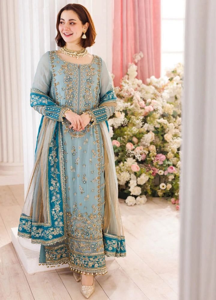 Charizma Chiffon & Net 3 Piece Embroidered Luxury Suit with Adda Work - Image 15