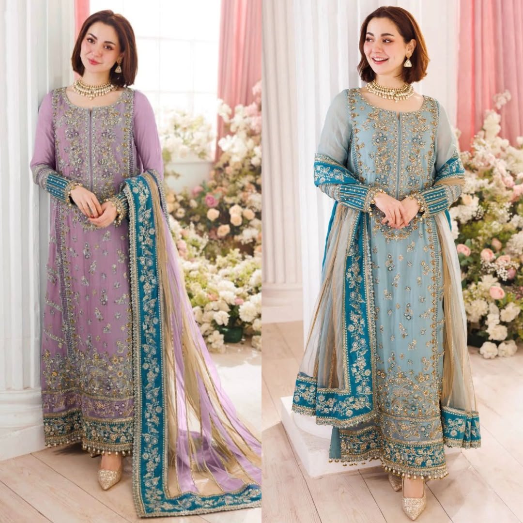 Charizma Chiffon & Net 3 Piece Embroidered Luxury Suit with Adda Work